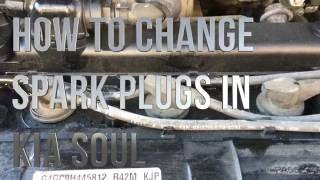 How to Change/Replace Spark Plugs in a Kia Soul 2010