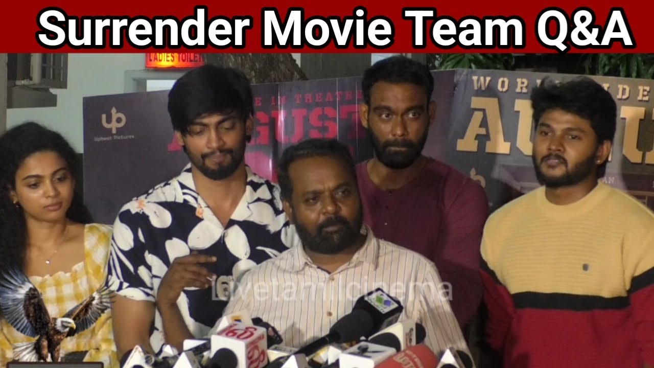 Surrender Movie Press Meet | Tharshan