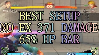 [USF4] Ryu Best Setup! Saving attack.
