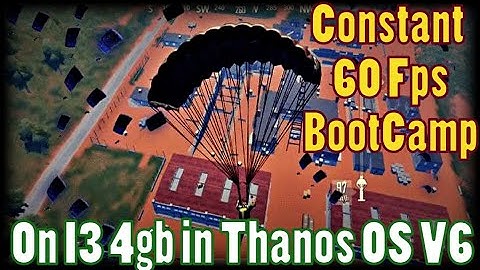 Sanhok BootCamp Hotdrop on Thanos Ultimate OS V6 | No Lag | Constant 60 Fps