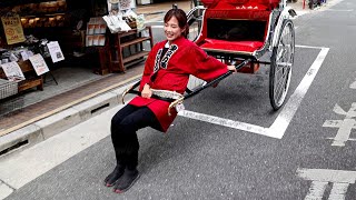 A Day in Life of Rickshaw Puller in Japan