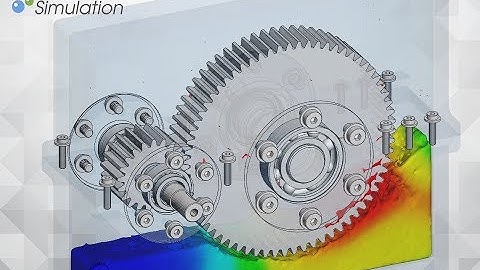 Gear box simulation with SPH-MBD