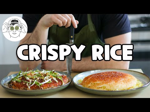 Super Simple CRISPY RICE! (Tahdig)