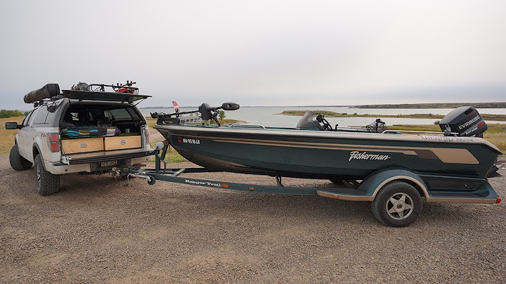 1000 Mile Road Trip with my Boat (Truck Camping)