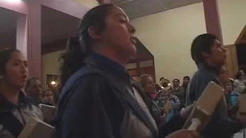 Baile Mara Crcamo junto a la Banda Los Rebeldes