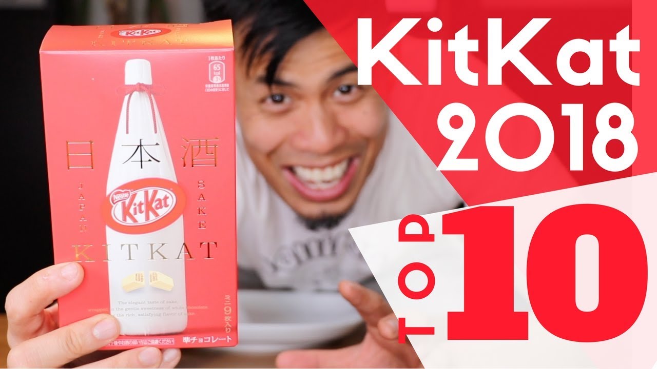 Top 10 Japanese KitKats 2018