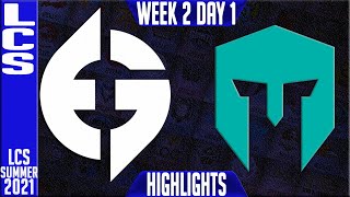 EG vs IMT Highlights | LCS Summer 2021 W2D1 | Evil Geniuses vs Immortals