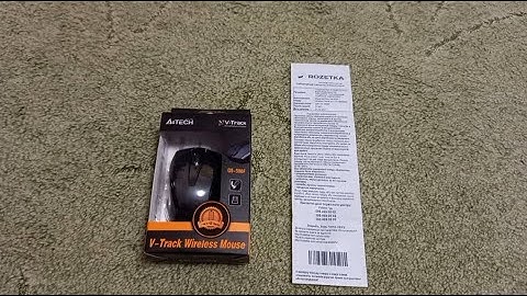 Розпакування миша A4Tech G9-500F-1 Wireless Black з ROZETKA