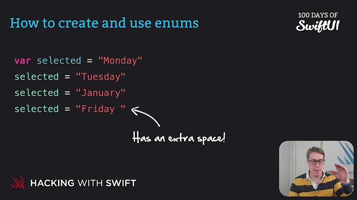 How to create and use enums – Swift for Complete Beginners