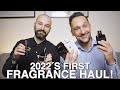 FRAGRANCE HAUL WITH MY BROTHER! 1st UNBOXING OF 2022 WITH FIRST IMPRESSIONS OF 7 MEN'S FRAGRANCES!