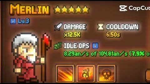 Merlin damage.     days bygone.