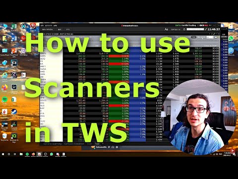 How To Use A Scanner In TWS (IBKR)