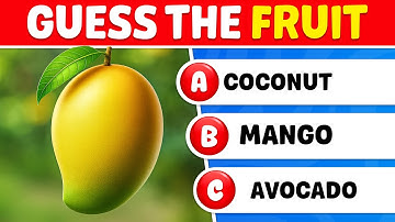 Guess the Fruit Quiz🍍🍎🍓| Knowlio