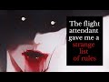 As I stepped on my flight, the flight attendant gave me a strange list of rules | Horror Story