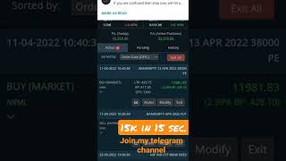 15k in just 15 sec BANK NIFTY / OPTION BUYING / TRADING / NIFTY50