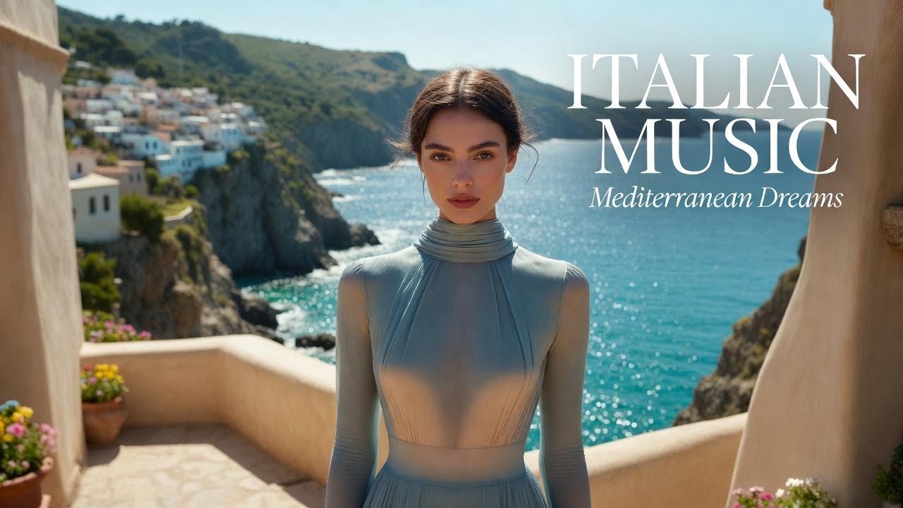 Italian Vibes & Mediterranean Morning 🎶 Lake Como Peaceful Music 4K | Dolce Italia Music