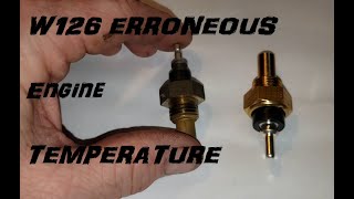 VLOG  W126 Mercedes 300SD  Engine Temperature Troubleshooting