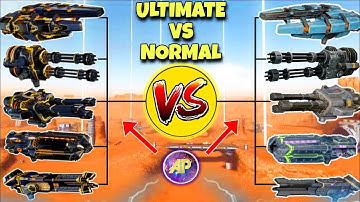 🔥 ALL ULTIMATE WEAPONS VS NORMAL WEAPONS COMPARISON! || WAR ROBOTS WR ||