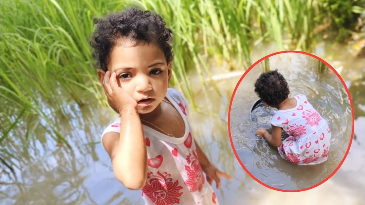 সোনা মা আজ একা একা পুকুরে নেমে গিয়েছে। Free Motion By Rohan..