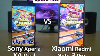 Sony Xperia Xa Dual Vs Xiaomi Redmi Note 3 Pro - Speed Test