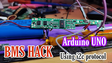 Gegevens ophalen en resetten van laptopbatterijen met Arduino - BMS HACK #arduino i2cprotocol dee...