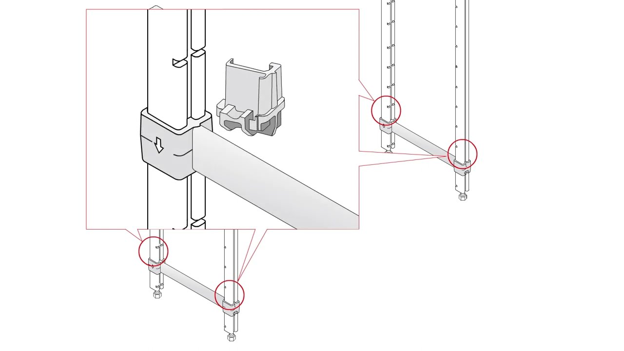 Cambro Elements XTRA Shelving How to Assemble a Stationary Starter Unit