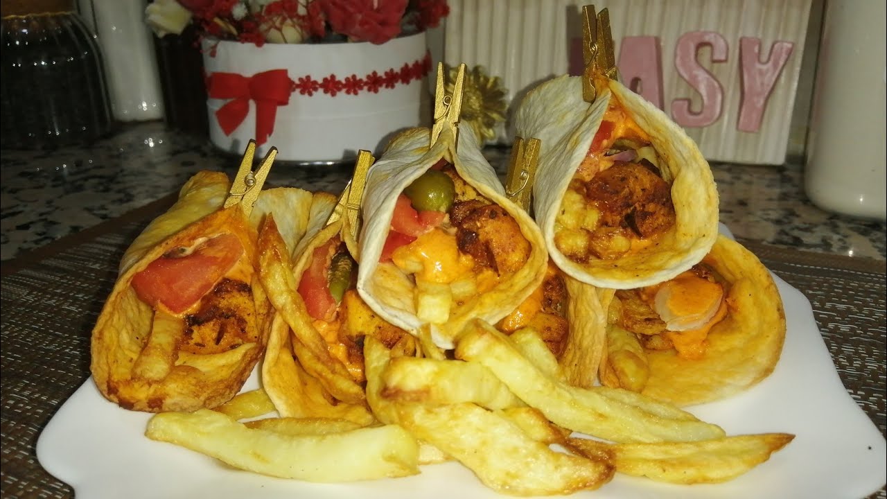 ميني شاورمة مملحة رمضانية سهلة و بصلصة فاتحة للشهية😋