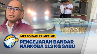 Aksi Kejar-kejaran Polisi dengan Kurir Narkoba Pembawa 113 Kg Sabu