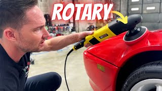 Rotary polishing a supercar: Rare Ferrari 512TR  (with Jason Killmer!)