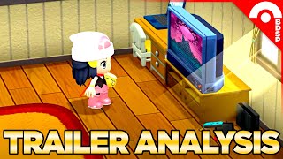 Pokemon Brilliant Diamond \& Shining Pearl Trailer Analysis