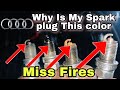 AUDI B7/B8/B9 Horsepower Loss |HowTo Read Your Spark Plugs Color And Know If You Are Loosing Power