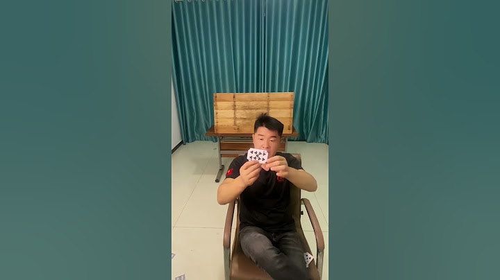 Amazing Card Flying Skills | Embed The Playing Cards On The Wood Board With Just Two Fingers #funny