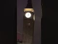 Big Ben Chiming 1am Belfry Lights Off Bigben Travel Londoneye Chime London Elizabethtower