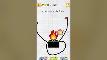 Draw 2 save || Level 137 - #shorts #draw2save #drawing #gameplay #androidgames #iosgames