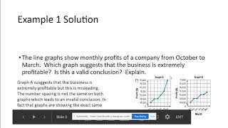 chapter 10 Lesson 3: Misleading Graphs & Statistics