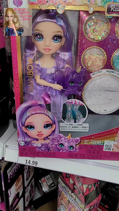 Doll💗Collector #shorts RainbowShimmers Violet #fun #doll #toys #new #shopwithme #meijer #rainbowhigh