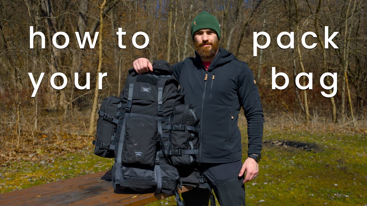How To Pack Your Backpack for Camping Correctly | 60 L guide - YouTube