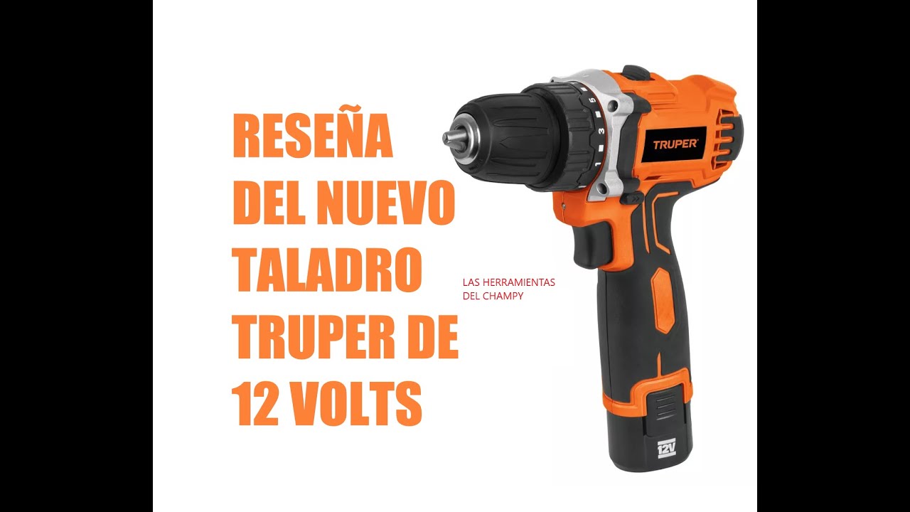 NUEVO TALADRO TRUPER 12V INALAMBRICO - YouTube