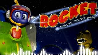 Rocket Robot on Wheels - Clowney Island METAL
