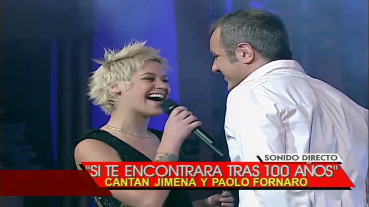 El Rojo de Chile 2004 | Maria Jimena Pereyra junto a Paolo Fornaro - Si Te Encontrara Tras 100 Años