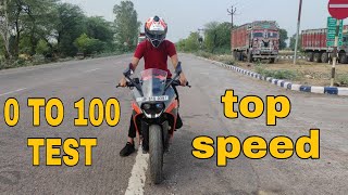 KTM RC 125 TOP SPEED || 0 TO 100 TEST || ktm rc 125 bs4  top end by Travelfreaksahil 711 views 2 years ago 6 minutes, 33 seconds
