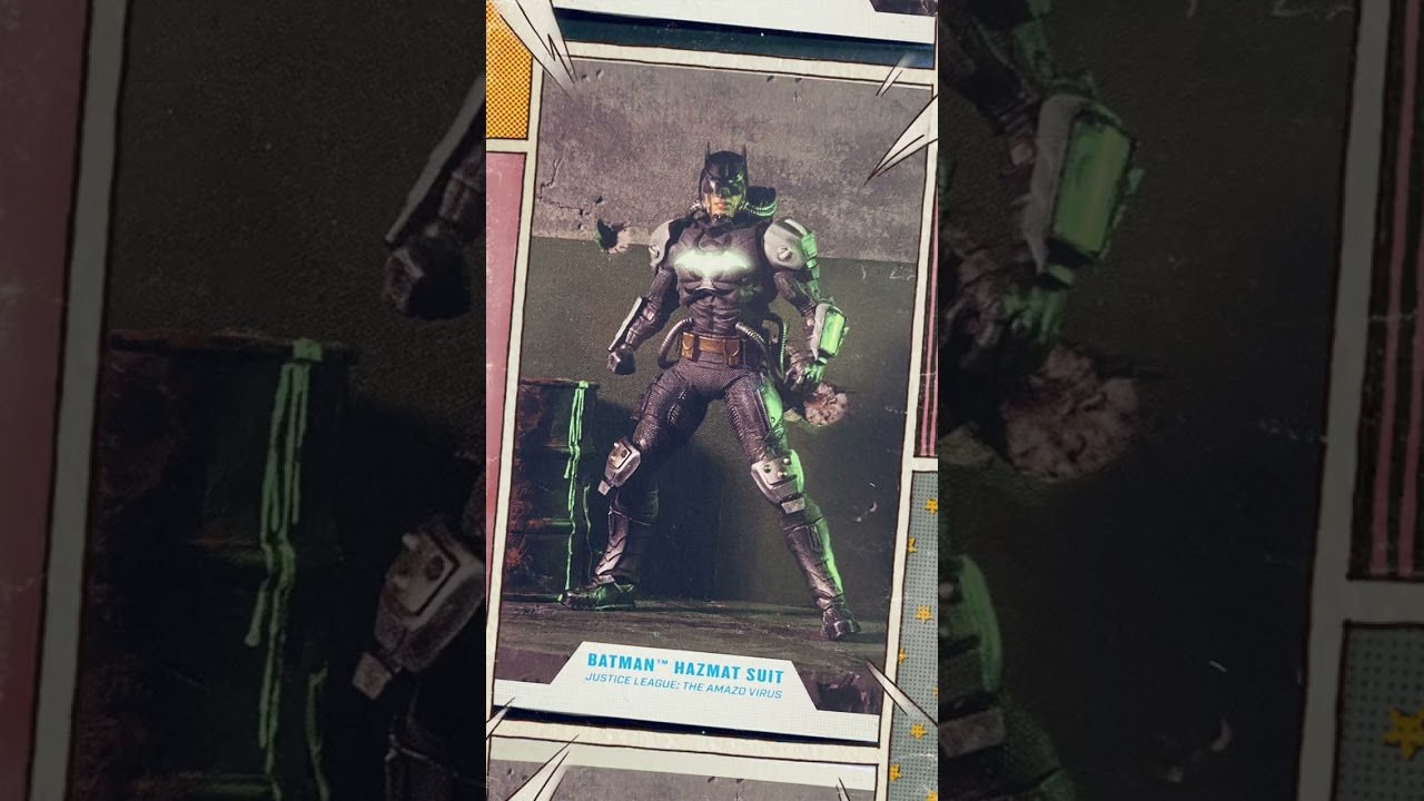 BATMAN HAZMAT SUIT | JUSTICE LEAGUE: THE AMAZO VIRUS | MCFARLANE TOYS  DC MULTIVERSE