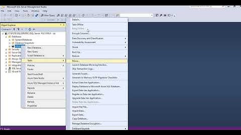 Detach and attach database in sql server management studio || Lacture 13