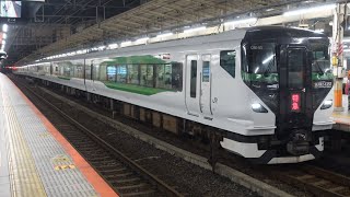 E257系5000番台 OM-93編成 特急えぼし4号 横浜駅発車