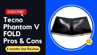 Tecno V Fold 2 Month Use Review with Pros & Cons - Is it Worth 88,000? Should you buy? in Hindi 4K