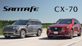 Athlete Statistics Hyundai Santa Fe OVER Mazda CX-70? The Battle No One Asked For.