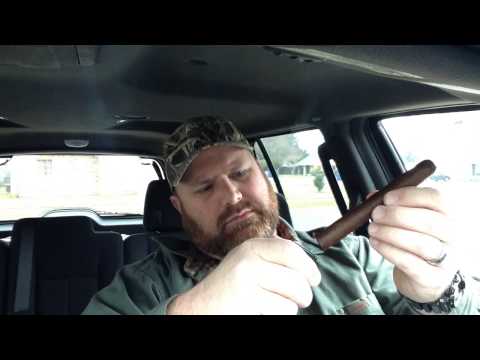 Lighting up the Rocky Patel Edge Sumatra Cigar
