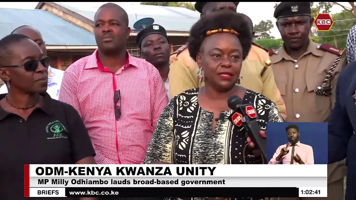 MP Milly Odhiambo lauds broad-based government