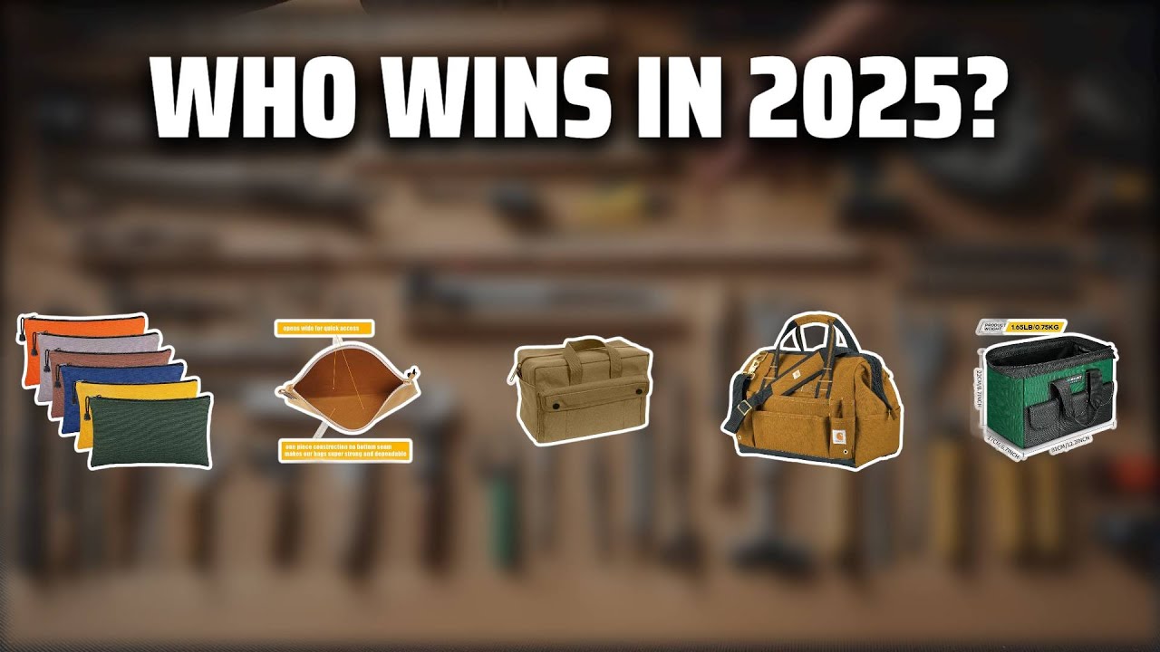 The Top 5 Best Canvas Tool Bag in 2025 - Must Watch Before Buying!