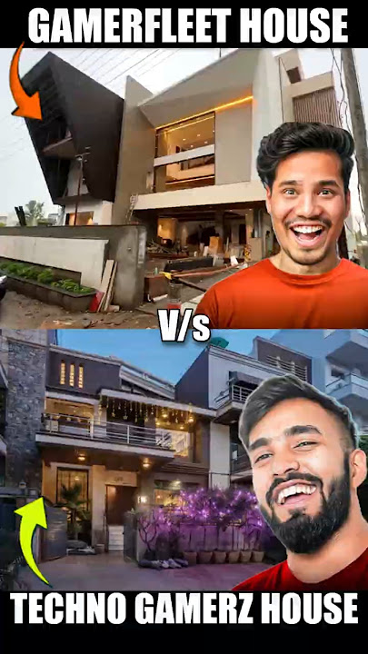 TECHNO GAMERZ VS GAMERFLEET HOUSE 😱 #shorts #short